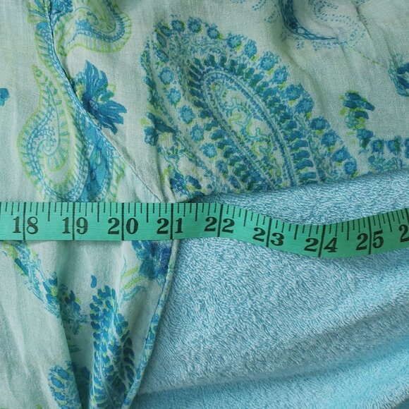 BOGO! FREE with any swimwear!! Turquoise Coverup with Drawstring Waist S to XL - Picture 9 of 9